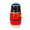 5pcs Walnut Soldier Wooden Russian Nesting Dolls