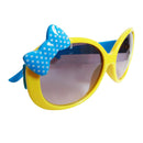 Kids Cute Fashion Bowknot Decoration Fun Sunglasses Gift Yellow Frame