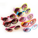 Kids Cute Fashion Bowknot Decoration Fun Sunglasses Gift Yellow Frame