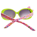 Dot Bowknot Decoration Fun Sunglasses Gift for Kids - Green Frame