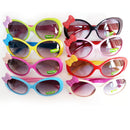 Dot Bowknot Decoration Fun Sunglasses Gift for Kids - Blue Frame
