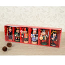 6pcs/Set Nutcracker Hanging Wooden Statue 10cm