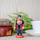 6pcs/Set Nutcracker Hanging Wooden Statue 10cm