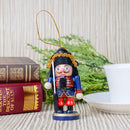 6pcs/Set Nutcracker Hanging Wooden Statue 10cm