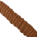 3mm Waxed Cotton Round Shoelaces Dress Party Accessory Brown 80cm
