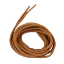 3mm Waxed Cotton Round Shoelaces Dress Party Accessory Brown 100cm