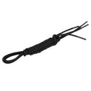 3mm Waxed Cotton Round Shoelaces Dress Party Accessory Black 70cm
