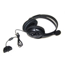 Wired Headset Headphone Earphone w/ Microphone for XBO X360 Gaming PC Chat Black