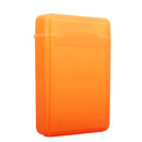 Plastic Protective Case Cover Compatible FOR USB 3.5'' SATA/IDE Hard Drive Disk Case Enclosure Orange