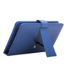 Protective USB Interface Keyboard Leather Case Cover Compatible FOR Tablet PC 7" MID Blue
