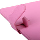 Protective USB Interface Keyboard Leather Case Cover Skin Compatible For Tablet PC 8" MID Pink