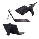 Protective USB Interface Keyboard Leather Case Cover Skin Compatible For Tablet PC 8" MID Pink