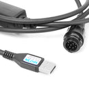Set Of USB Programming Cable Cord With CD Driver Compatible FOR Motorola XTL5000 XTL2500 XTL1500 PM1500 XPR4500 4550 4580 4300 4650
