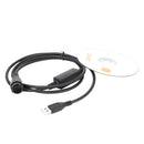 Set Of USB Programming Cable Cord With CD Driver Compatible FOR Motorola XTL5000 XTL2500 XTL1500 PM1500 XPR4500 4550 4580 4300 4650