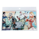 Set of Removable Protective Skin Sticker Decal COMPATIBLE FOR Sony PlayStation 4 PS4 Remote Controller - Grand Theft Auto