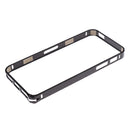Generic 0.7mm Metal Bumper Frame Protective Cover for Iphone 5 Iphone 5S Black