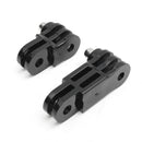 2Pcs Black Long and Short Straight Joint Adapter for Gopro Hero 5 4 3 Plus 3 2 1 Camera