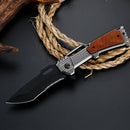 LAOTIE MDZD104 215mm Titanium Plating EDC Folding Knife Outdoor Emergency Survival Tools Kit Cutter