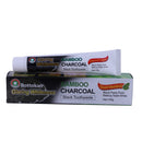 Natural Bamboo Charcoal Toothbrush Toothpaste Kit Rainbow Bamboo Soft Whitening Toothbrush