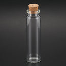 5 Pcs Small Vase Tiny Glass Bottle Jewelry Vial Potion Tie Plug Size:7.9cm