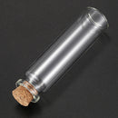 5 Pcs Small Vase Tiny Glass Bottle Jewelry Vial Potion Tie Plug Size:7.9cm
