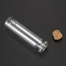 5 Pcs Small Vase Tiny Glass Bottle Jewelry Vial Potion Tie Plug Size:7.9cm