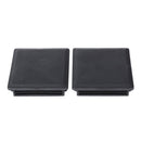 80mm x 80mm Square Plastic Caps Pipe Tube Inserts End Plug 2 Pieces Z2J1