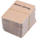 100 Pcs Light Coffee Earrings Jewelry Display Cards 7 x 5cm(2 6/8"x2") G2Q9