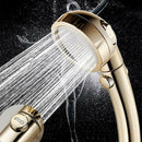 3 In 1 High Pressure Showerhead Handheld Shower Head with ON/Off Pause ON OFF