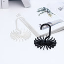 20 Claws Rotatable Mini Round Plastic Ties Rack Scarf Stand Jewelry Stand