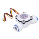 3/8"Quick Fit Plastic TurbineHall Meter Water Flow Sensor For Water Liquid Id10 mm