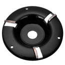 4 Inch 3 Teeth Wood Carving Disc Milling Cutter Blade Disc for Angle Grinder