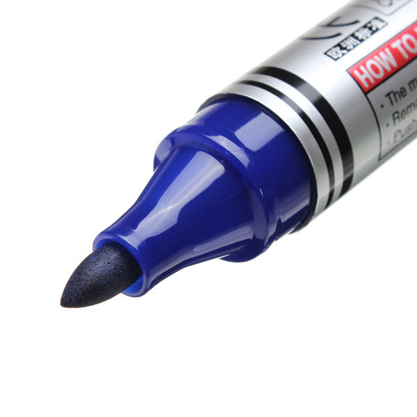 Genvana 3.5mm Marker Pen for White Board Add Ink Recycle Black Red Blue