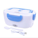 1.5L Electric Lunch Box Car Plug-in Heating Insulated Food Warmer Container Outdoor Travel