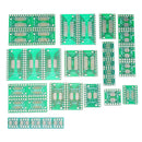 350Pcs 7 Values Each 50 PCB Board Kit SMD Turn To DIP SOP MSOP SSOP TSSOP SOT23