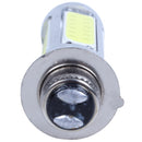 H6M PX15d COB 51 LED White Turn Signal Indicator Light Lamp Bulb 25W DC 12V W2L7