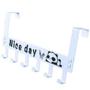 Carbon Steel Door Hook Organizer Rack Hanger Clothes Coat Towel Storage Holder