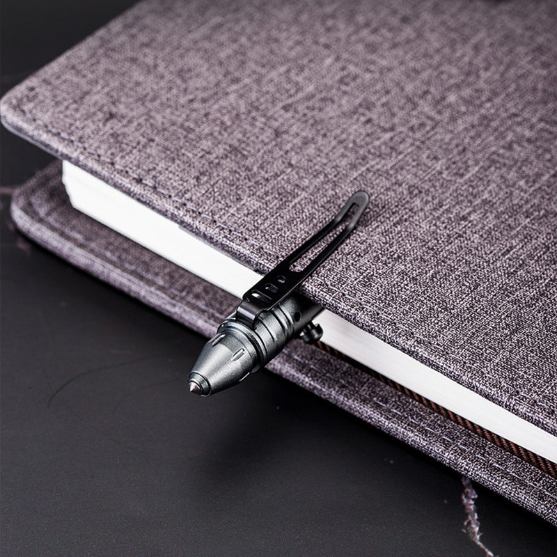 Outdoor Aluminum Alloy Tungsten Steel Head Tactical Pen Self De-fense Anti-wolf Protection Pen Survival Safe Security Tool