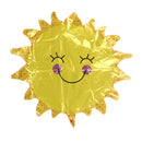 Smile Sun balloons foil Balloons for Happy Birthday Decorations wedding (ye