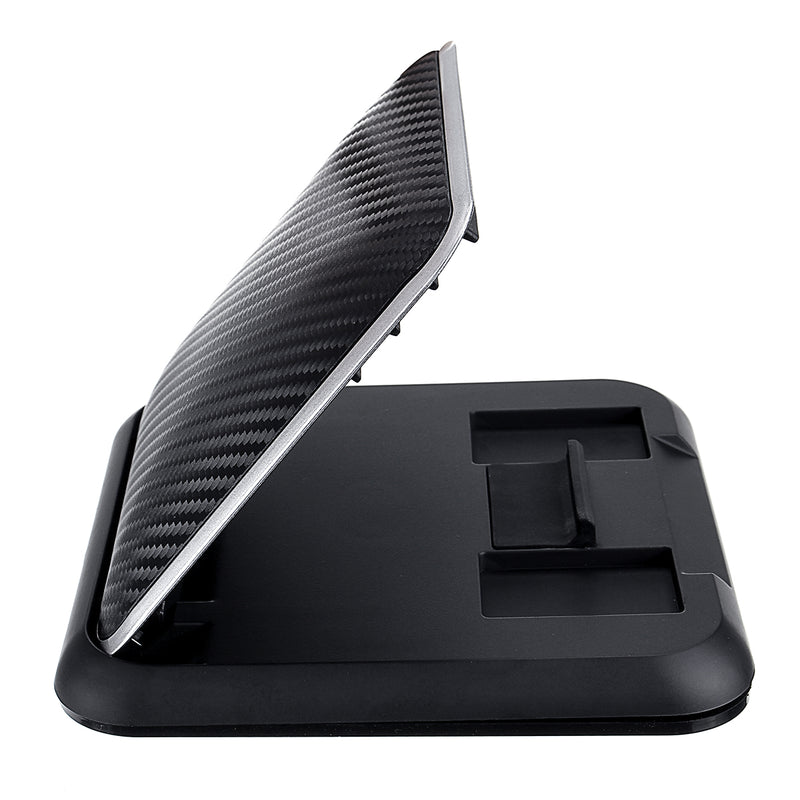 Carbon Fiber Dashboard Suction Cup Car Phone Holder 360 Degree Rotation For 3.5-6.5 Inch Smart Phone iPhone Samsung