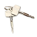 3Pcs 6/6.5/7mm Cross Lock Opener with CrosS-shaped Transparent Practice Padlock Lock Pick Tools