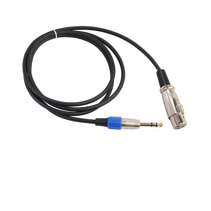 REXLIS 3094K 1.8/ 3M 6.35 Stereo Male to XLR Canon Female Microphone Audio Cable