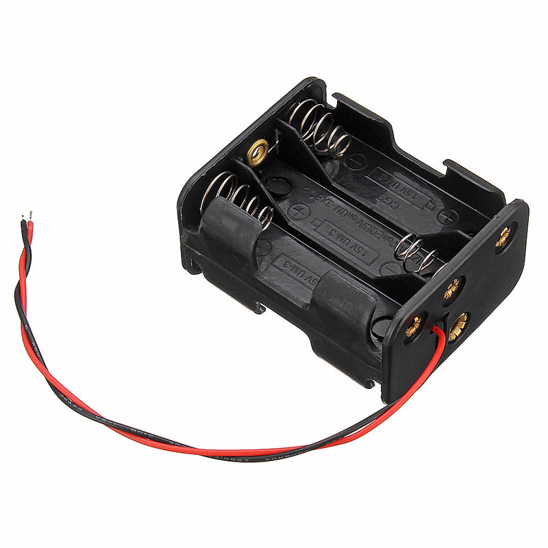 6 Slots AA Battery Holder Plastic Case Storage Box for 6xAA Battery