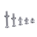 Suleve M2.5SH2 250Pcs M2.5 Hex Socket Flat Head Screw 304 Stainless Steel Allen Bolt Assortment