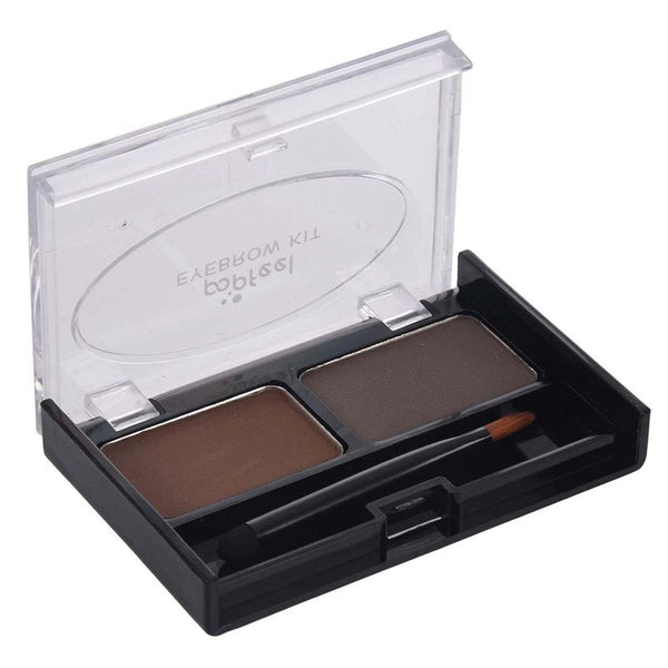 popfeel Eyebrow Powder 2-Colors eyebrow Powder Palette Waterproof and Smudg S2N1