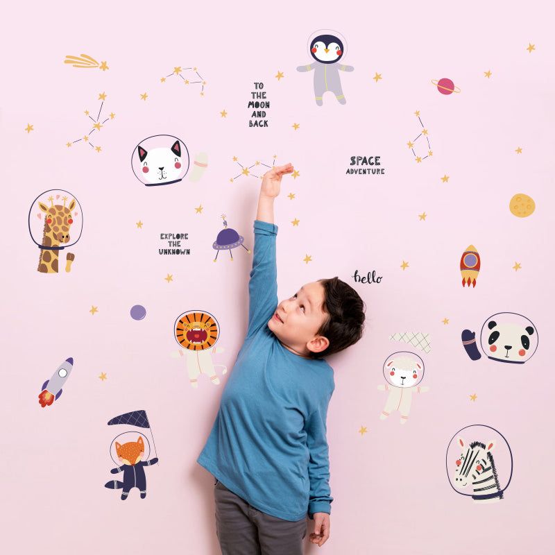 Miico SK9339 Cartoon Sticker Children's Room Kindergarten Decorative Wall Sticker Cabinet Stiker