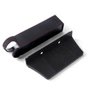 Detachable Car Seat Crevice Gap Storage Box Organizer Leather Cup Holder Double Sided Installation