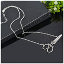1PC New Fashion Cute Mini Scissor Pendant Necklace Charms Jewelry Gift Y4F3