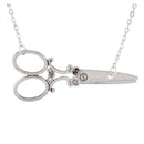 1PC New Fashion Cute Mini Scissor Pendant Necklace Charms Jewelry Gift Y4F3