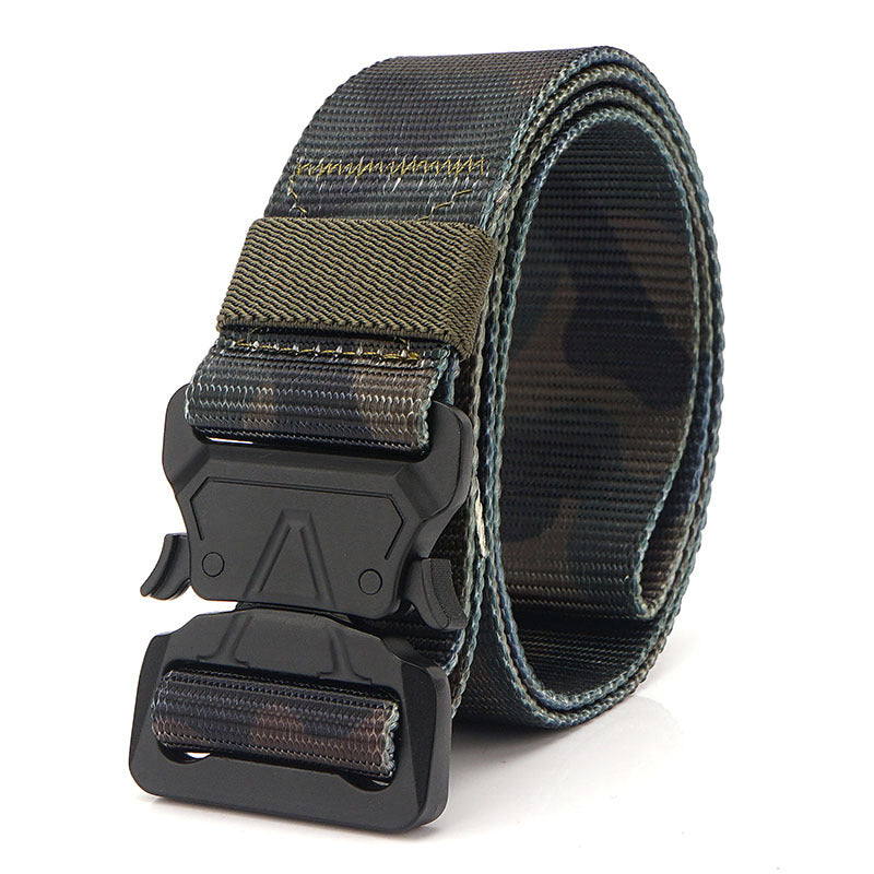 125cm AWMN C1B1 3.8cm Nylon Tactical Belt Quick Release Inserting Buckle Military Tactical Belt Leisure Belt